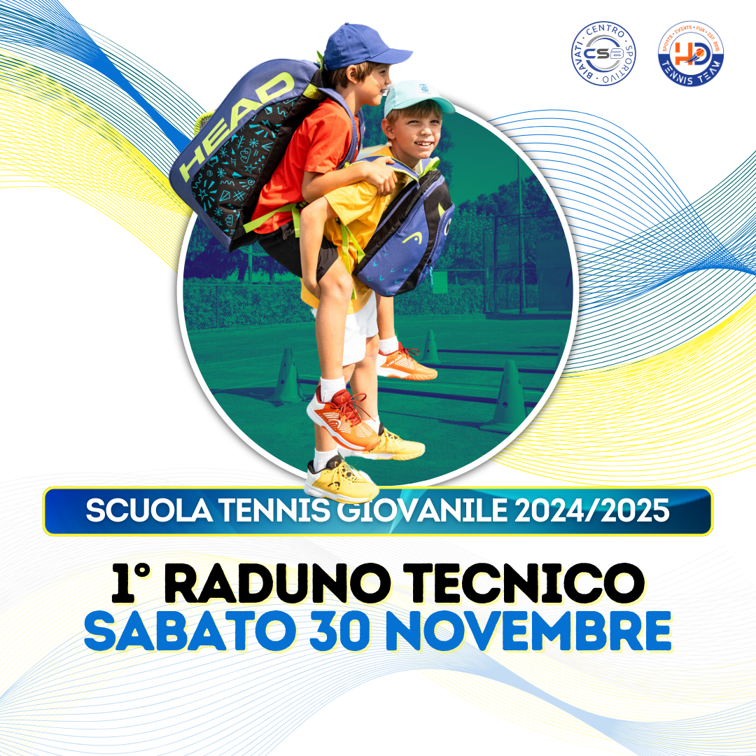 1° Raduno tecnico settore giovanile 2024/2025 | Sabato 30 Novembre alle ore 15.00