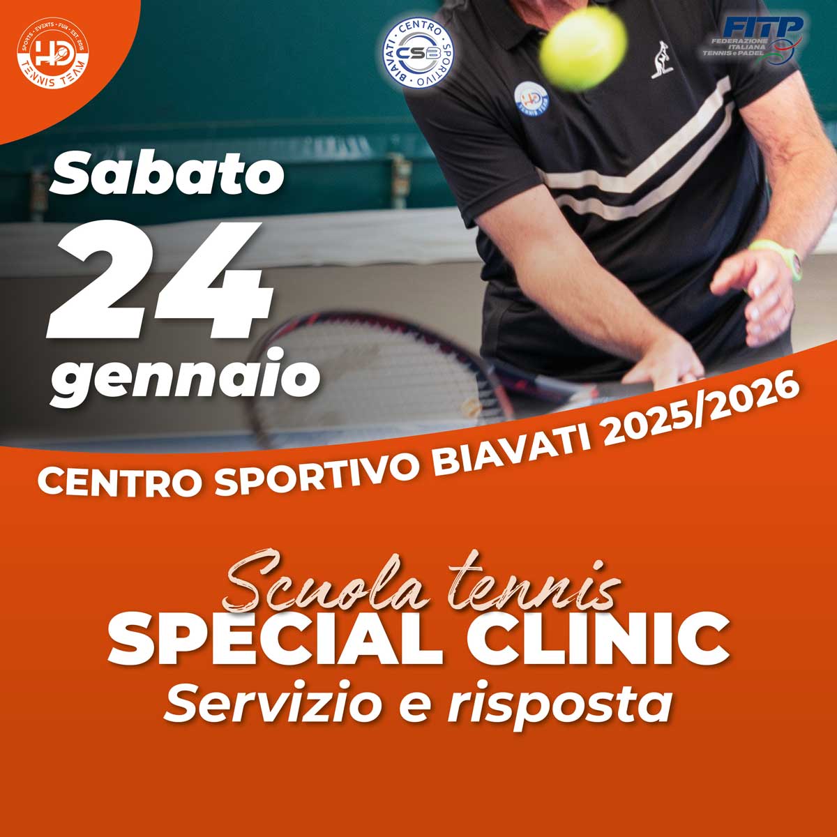 Special Clinic HD Tennis Team: Servizio e risposta