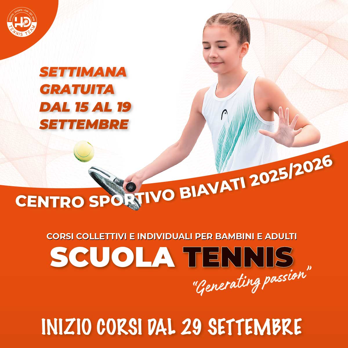 Giornate di prova gratuite | Settembre 2025