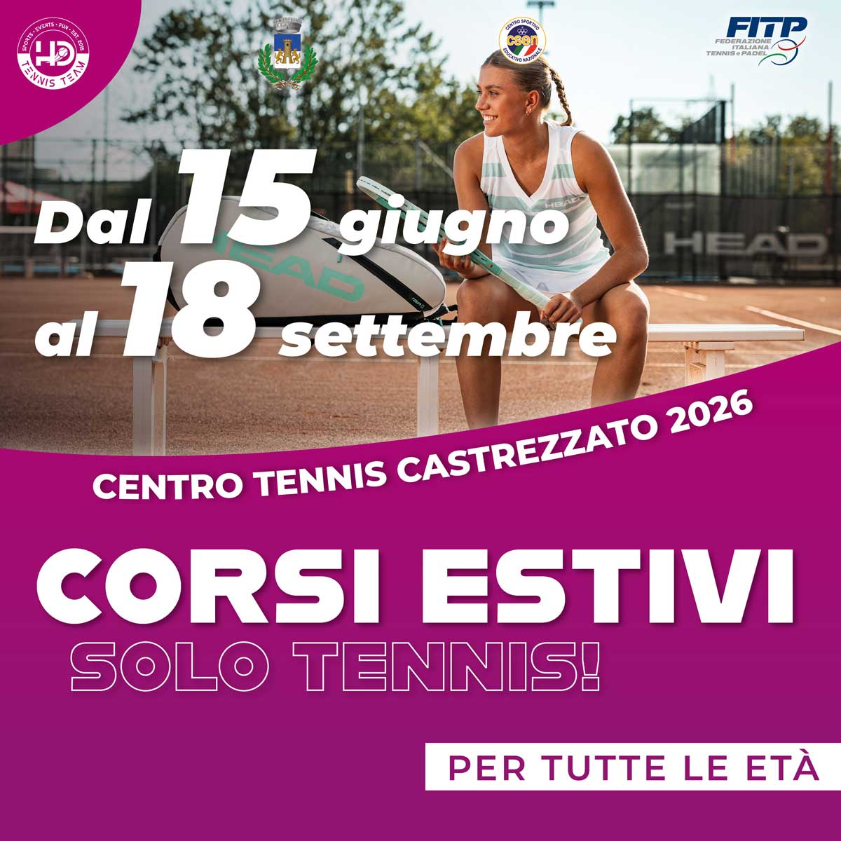 CORSI ESTIVI SOLO TENNIS