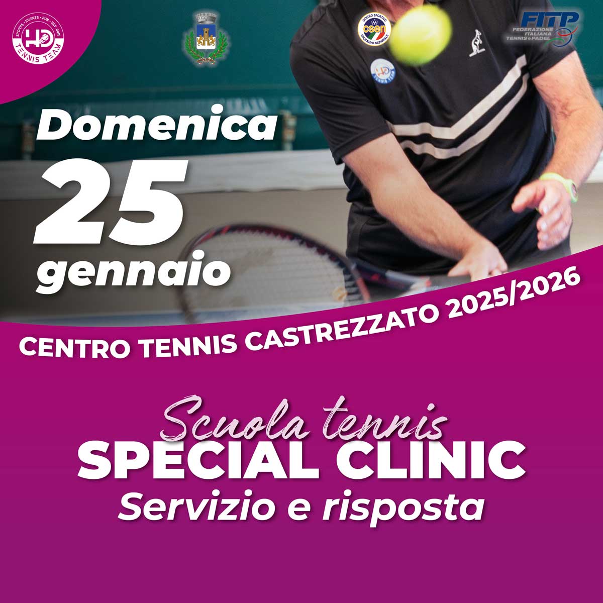 Special Clinic HD Tennis Team: Servizio e risposta