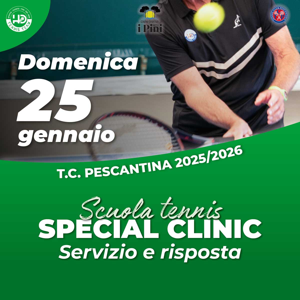 Special Clinic HD Tennis Team: Servizio e risposta