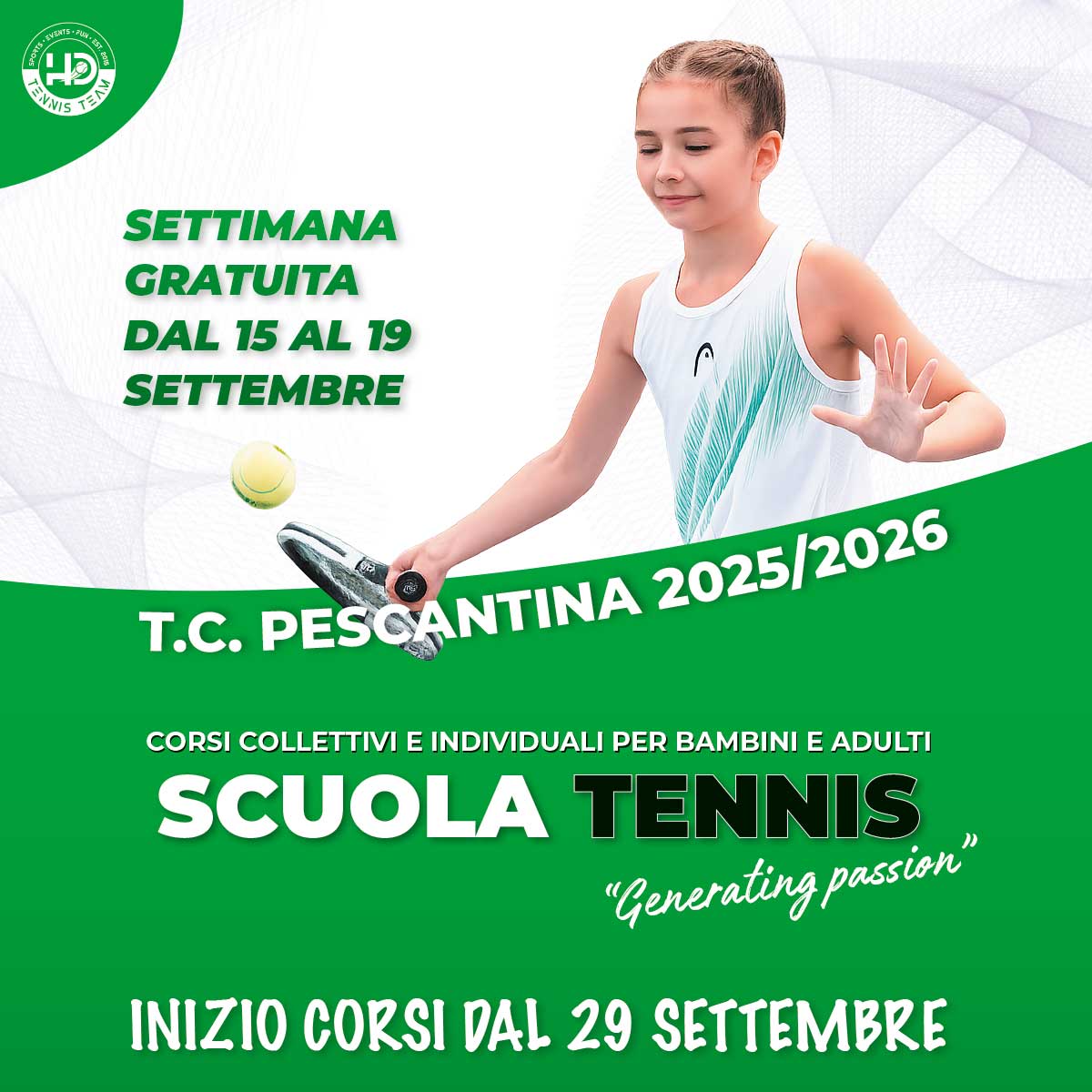 Giornate di prova gratuite | Settembre 2025