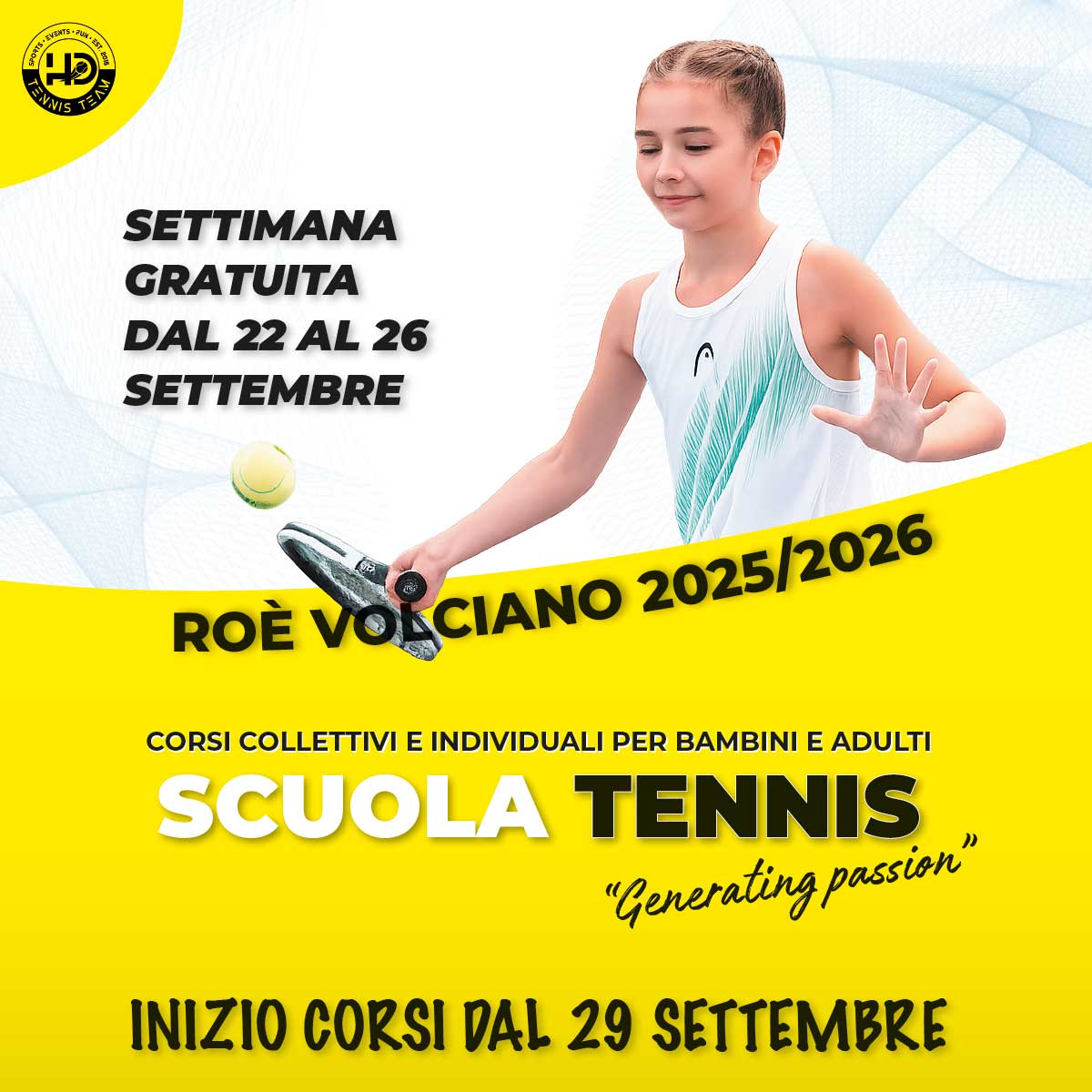 Giornate di prova gratuite | Settembre 2025